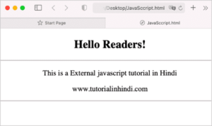 javascript tutorial in hindi