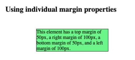 Individual margin properties in hindi