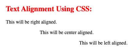 Set CSS text alignment in hindi