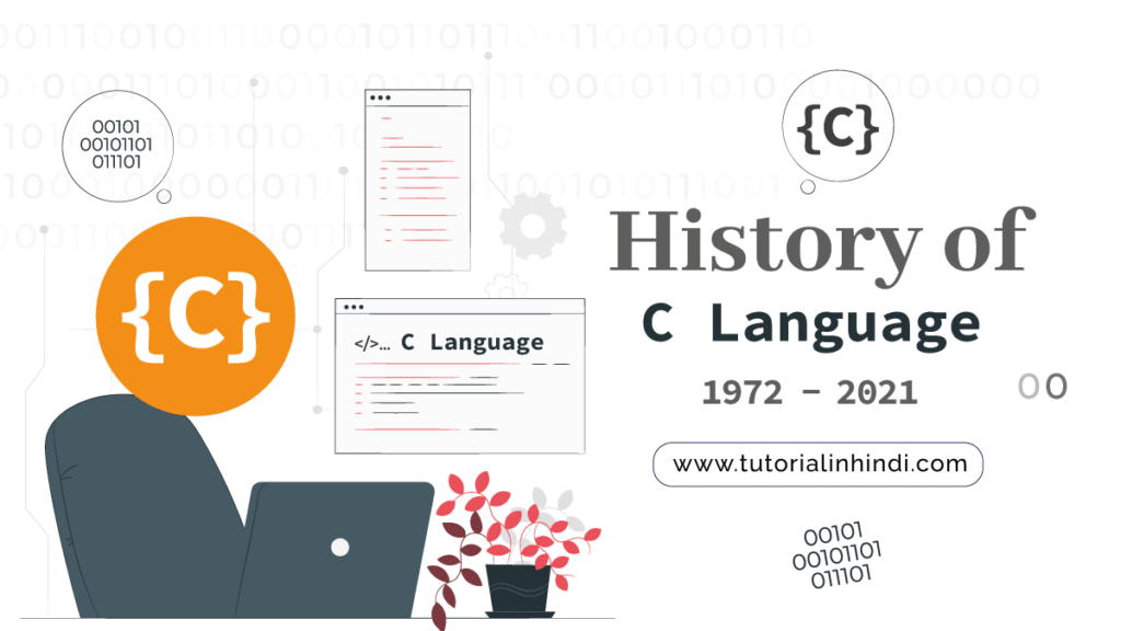 History of C Language in Hindi