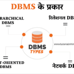 DBMS के प्रकार (Types of DBMS in Hindi)