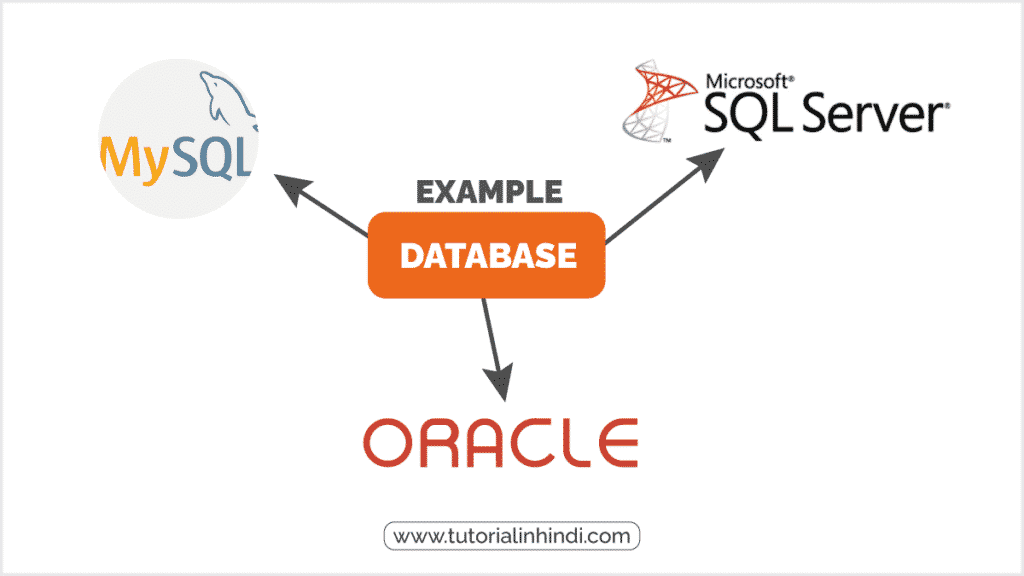 Example of DBMS (डीबीएमएस का उदाहरण)