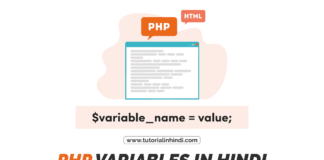 PHP VARIABLES IN HINDI (पीएचपी वेरिएबल इन हिंदी)