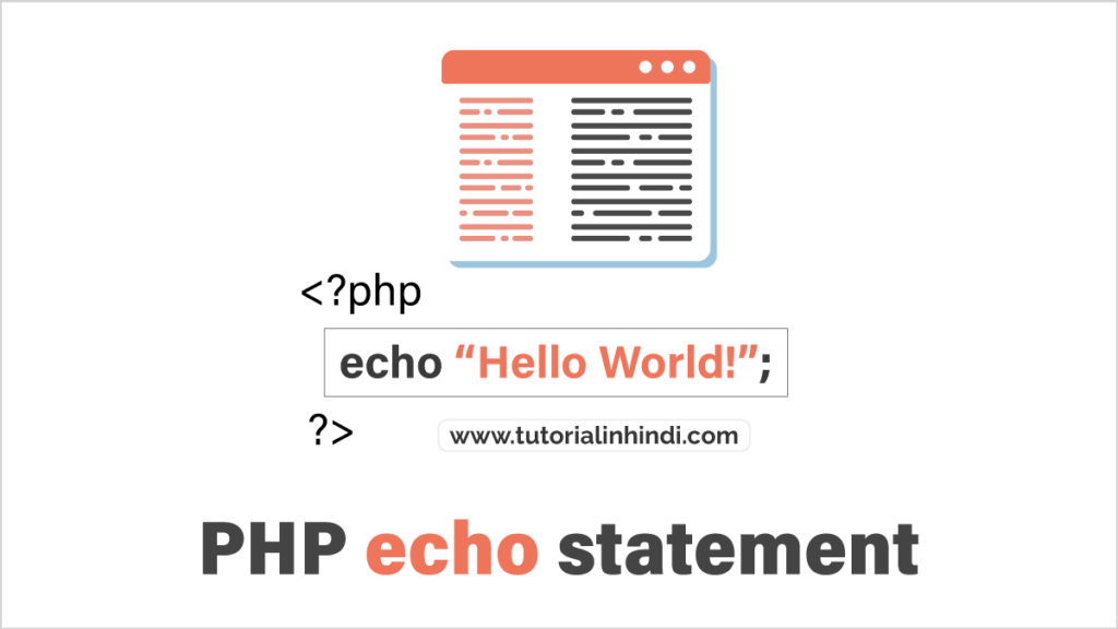 PHP echo Statement in Hindi (PHP में echo क्या है)