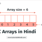 Array in C in Hindi - सी में ऐरे क्या है