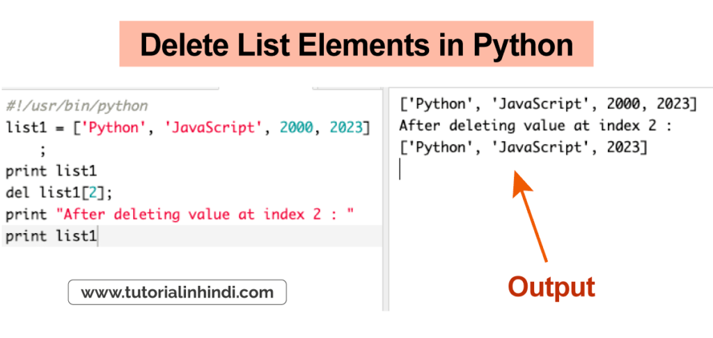 Delete List Elements in Python