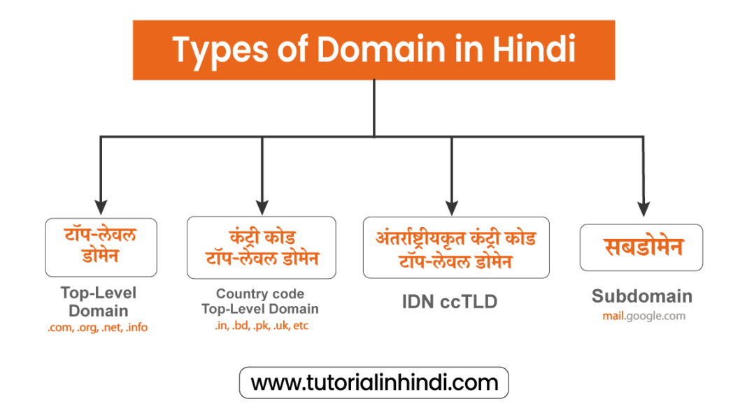 What is Domain in Hindi डोमेन क्या है? इसके प्रकार Tutorial in Hindi